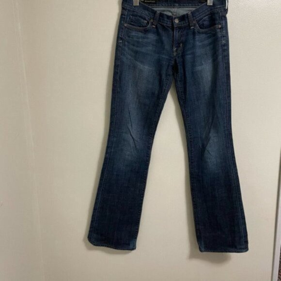 Citizens of Humanity Women's margo#o85 Blue Stretch Low Waist Bootcut Jeans 28 - Picture 2 of 10